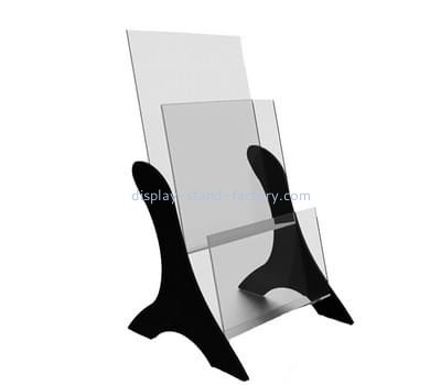 Display stand manufacturers custom designs acrylic plastic brochure display stands NBD-175