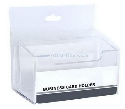 Plastic company custom design plastics acrylic business card holder NBD-189