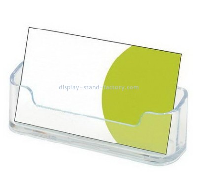 Acrylic display manufacturer custom plastic fabrication vertical business card holder NBD-194