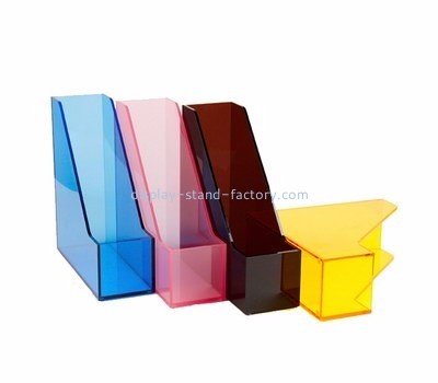 Plastic manufacturing companies custom acrylic fabrication desk folder holder NBD-200