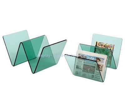 Acrylic products manufacturer custom plastics magazine display rack NBD-202