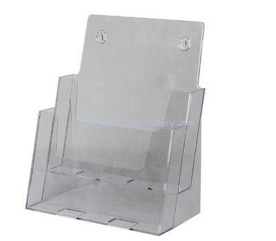 Acrylic factory custom clear plastic manufacturing brochure holder NBD-219