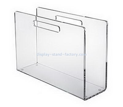 Acrylic display supplier custom plexiglass fabrication magazine holders NBD-316