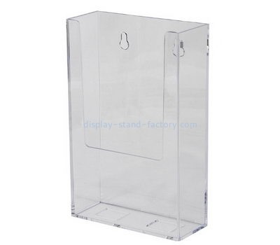 Clear acrylic supplier custom design plastic file stand for desk NBD-341