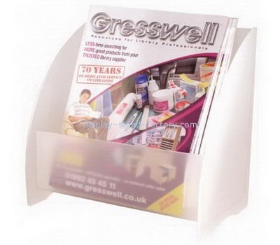 Acrylic display supplier custom designs plastic magazine rack NBD-346