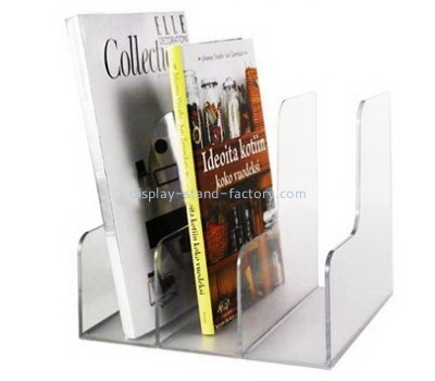 Acrylic display manufacturers custom acrylic magazine rack stands for office NBD-348