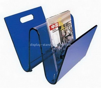 Display stand manufacturers custom acrylic magazine shelf holders NBD-351