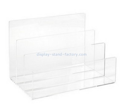 Product display stands suppliers custom acrylic file stand holder for desk NBD-360