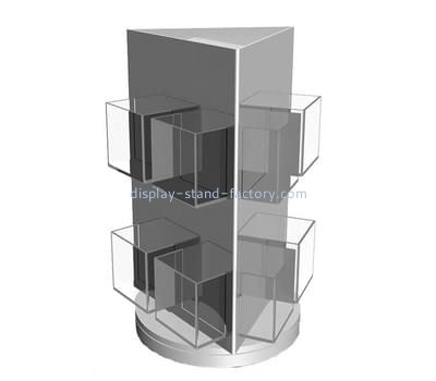Acrylic plastic manufacturers custom tri fold display brochure holders NBD-384