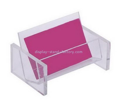 Plastic manufacturers custom clear acrylic business card display holder NBD-401
