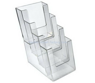 Acrylic display stand manufacturers custom cheap acrylic pamphlet holders NBD-424