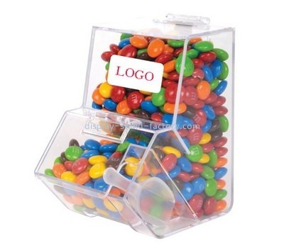 Acrylic products manufacturer custom countertop candy display case NFD-059