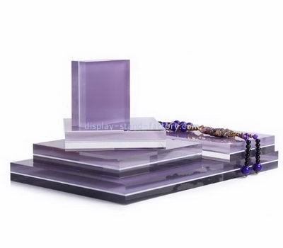 Display stand manufacturers custom clear acrylic blocks for display NJD-050