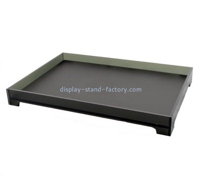 Bespoke acrylic black serving tray STD-001