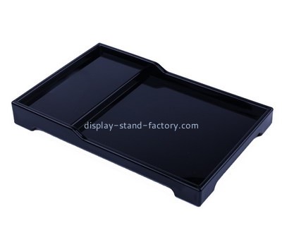 Bespoke black lucite bar tray STD-004