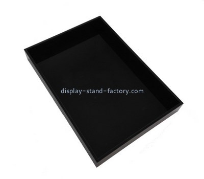 Bespoke black acrylic plastic tray STD-007
