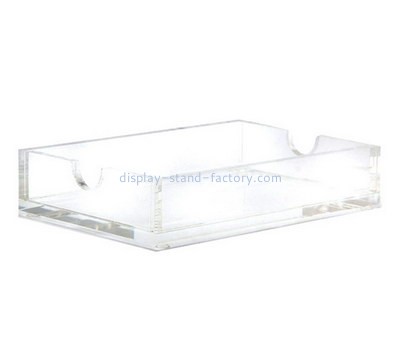 Bespoke small clear tray with handle STD-015