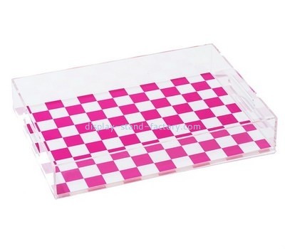Bespoke clear acrylic serving tray STD-020