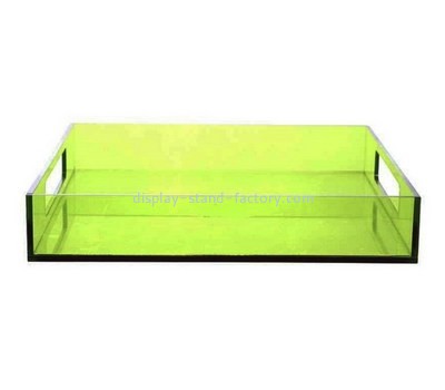 Bespoke green clear acrylic tray STD-022