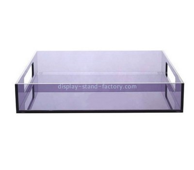 Bespoke purple acrylic tea serving tray STD-023