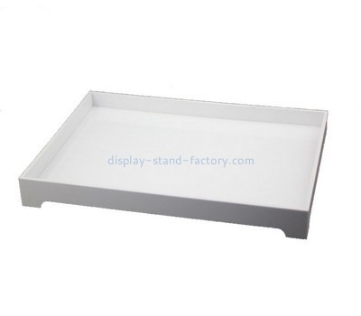 Bespoke white acrylic serving tray STD-036