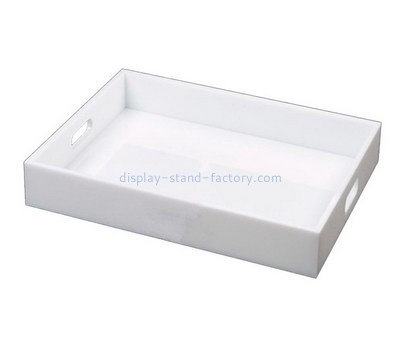 Bespoke white acrylic coffee serving tray STD-040
