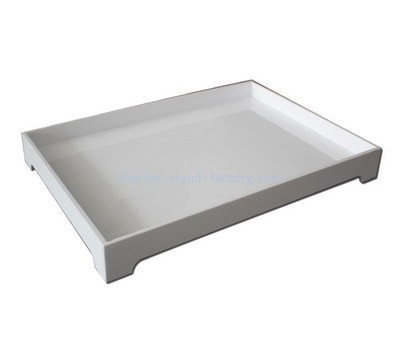 Bespoke white acrylic serving platters STD-043