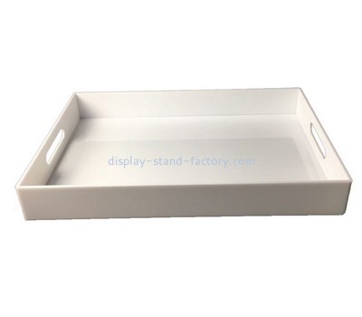 Bespoke white acrylic food tray STD-045