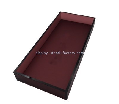 Bespoke acrylic inexpensive serving trays STD-061