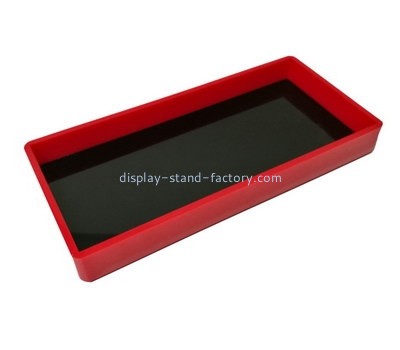 Bespoke red acrylic organizer tray STD-066
