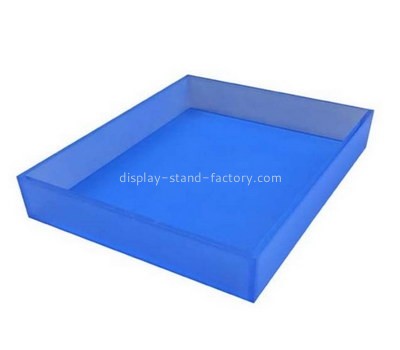 Bespoke blue acrylic dinner trays STD-069