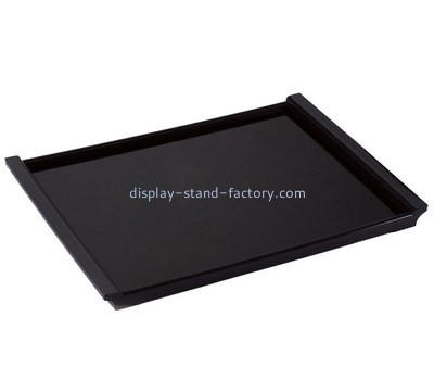 Bespoke black acrylic service tray STD-081