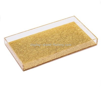 Bespoke gold lucite platters STD-105