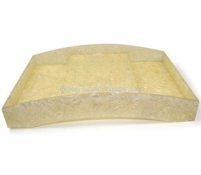 Bespoke gold acrylic bath tray STD-107