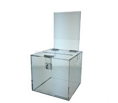 Bespoke clear acrylic election box NAB-487