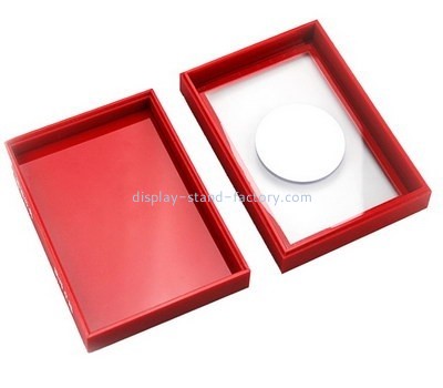 Bespoke red acrylic box NAB-560