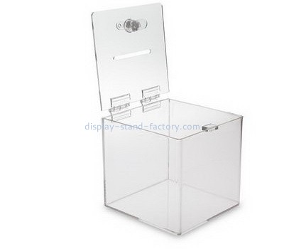 Customize acrylic transparent ballot box NAB-687