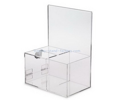 Customize clear acrylic ballot box NAB-686