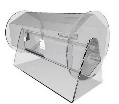 Customize clear acrylic cheap charity boxes NAB-722