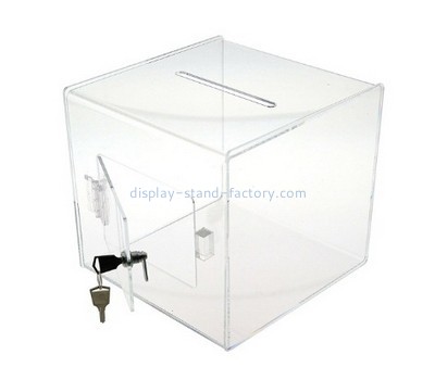 Customize clear acrylic donation boxes for sale NAB-745