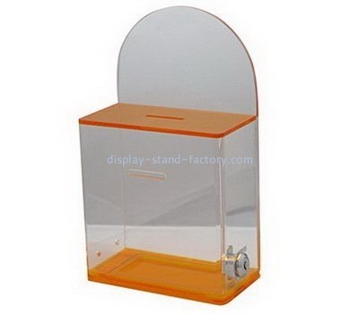 Customize acrylic money donation box NAB-761