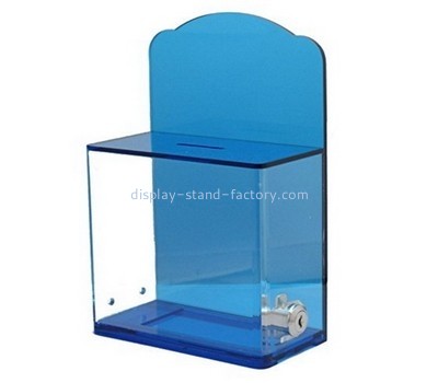 Customize lucite charity donation boxes NAB-778