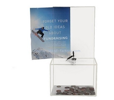 Customize acrylic money collection box NAB-784