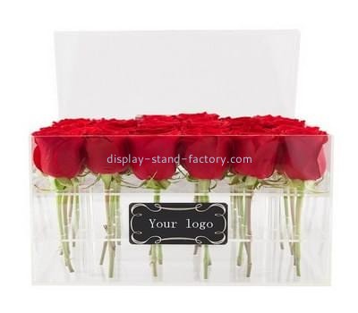 Customize clear acrylic flower box NAB-811