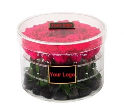 Customize acrylic rose flower box NAB-818