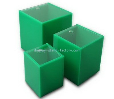 Customize green small lucite boxes NAB-831