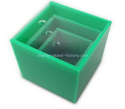 Customize green acrylic small boxes NAB-830