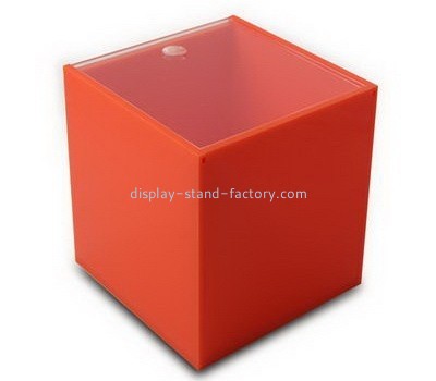 Customize orange acrylic small boxes NAB-833