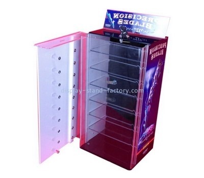 Customize acrylic display cabinet with doors NAB-918