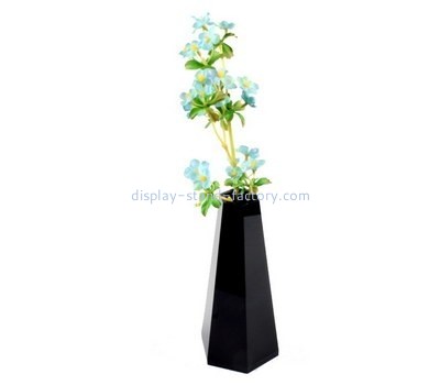 Customize black flower vase NAB-929